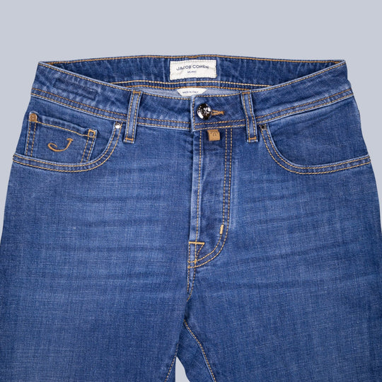 Blue Wash Slim Fit Denim