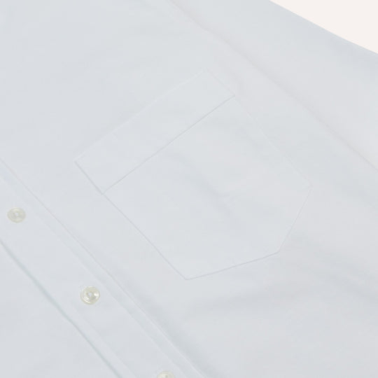 White Oxford Button Down Shirt Italy