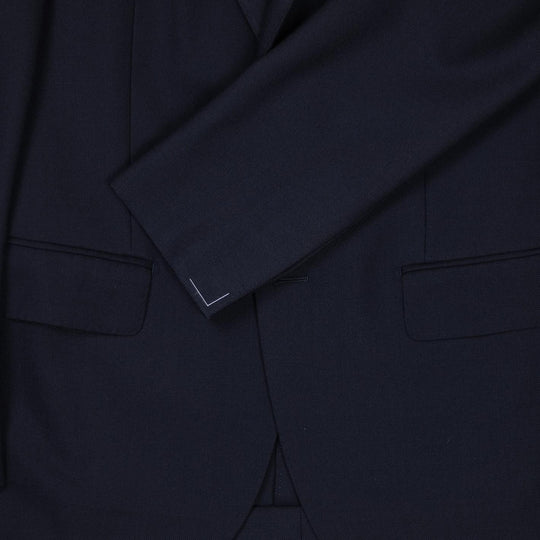 Navy Wool Calm Twist Suit
