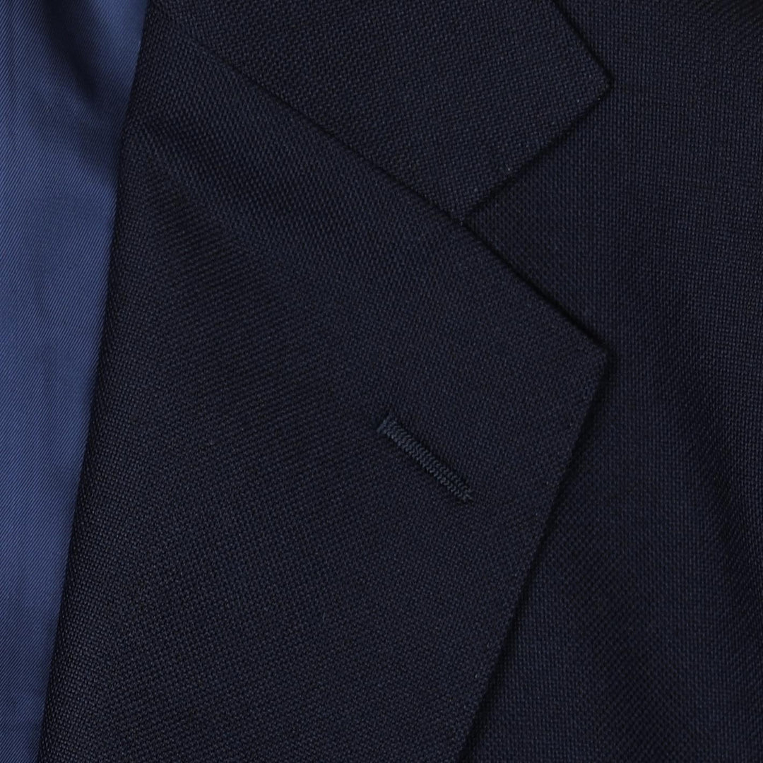 Navy Wool Calm Twist Suit