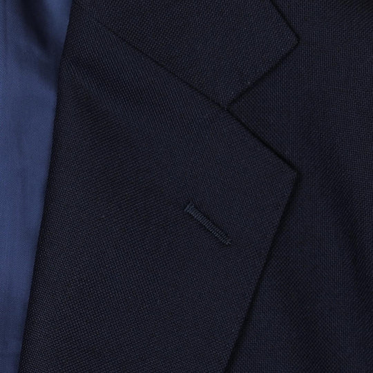 Navy Wool Calm Twist Suit