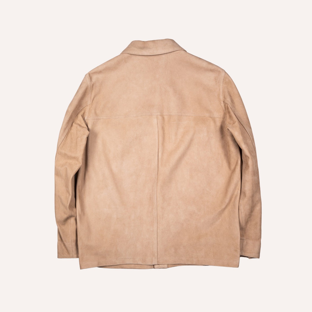 Tan Suede Safari Jacket