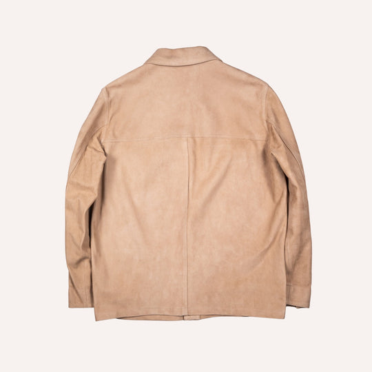 Tan Suede Safari Jacket