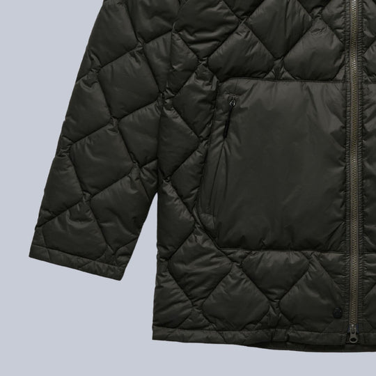 Olive Technical Parka Jacket