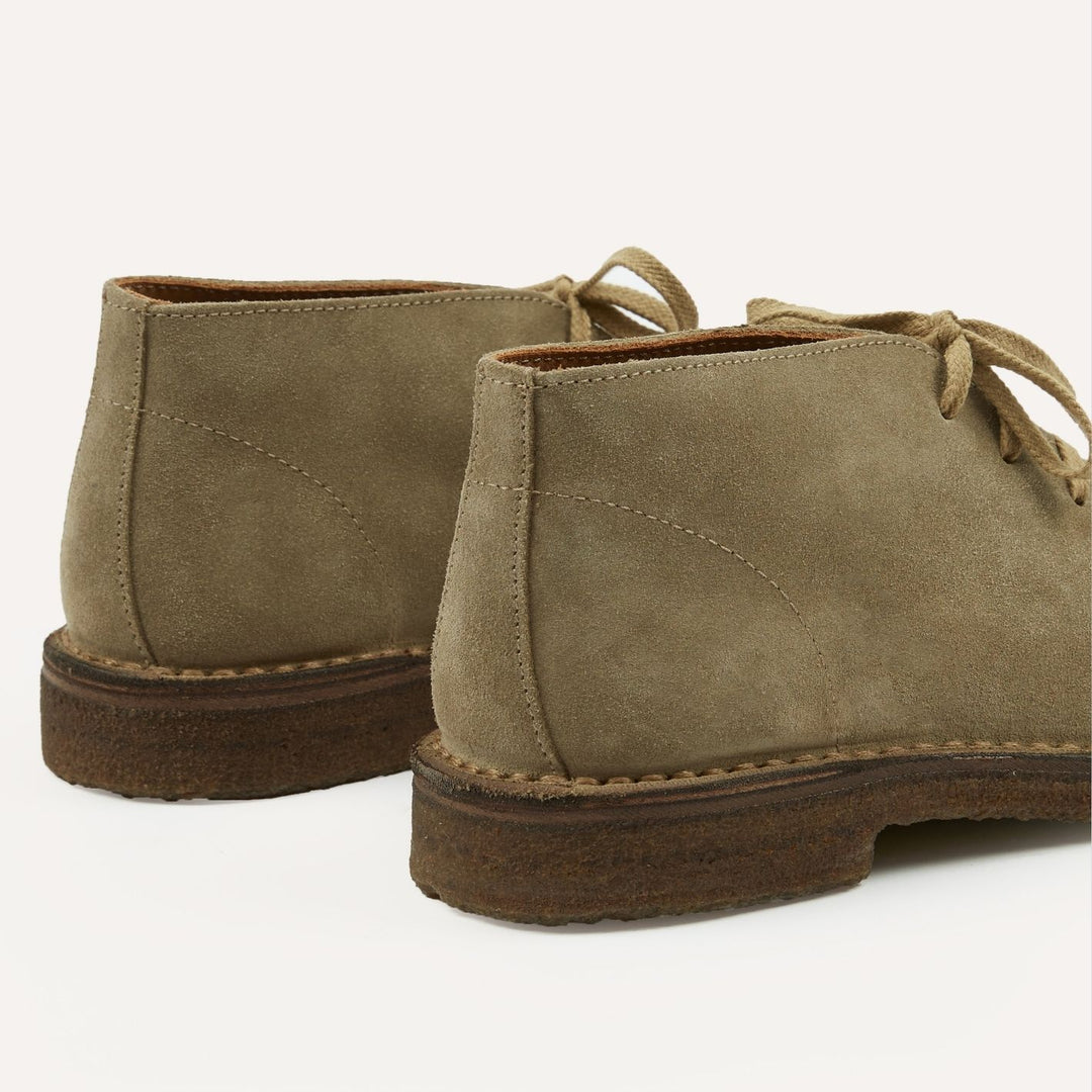 Crosby Sand Suede Moc-Toe Chukka Boot