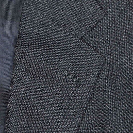 Grey Melange Wool Calm Twist Suit