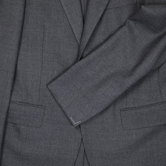 Grey Melange Wool Calm Twist Suit