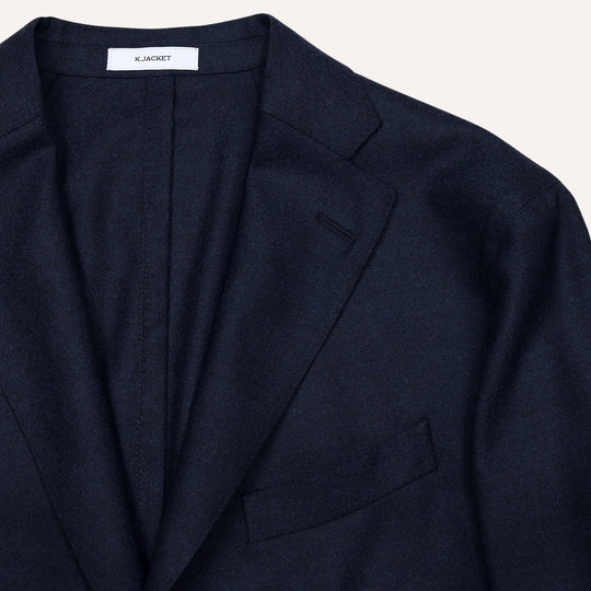 Navy Virgin Wool Unconstructed Suit