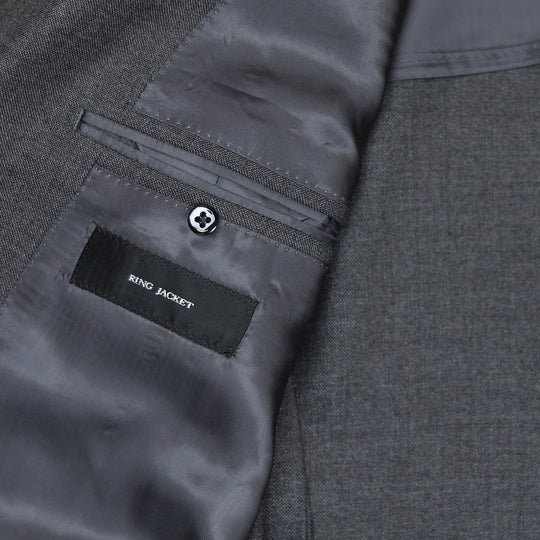 Grey Melange Wool Calm Twist Suit