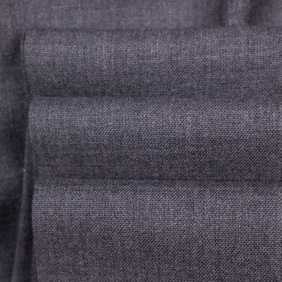 Mid Grey Tropical Wool Trousers