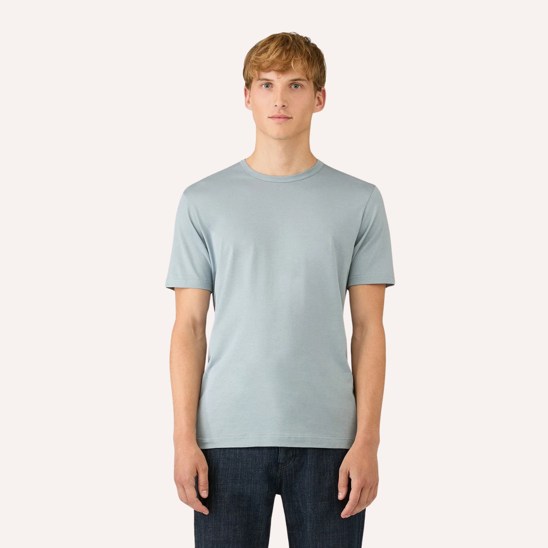 Stone Blue Classic Cotton T-shirt