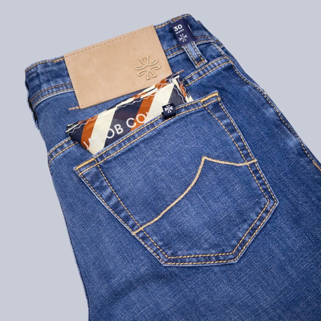 Blue Wash Slim Fit Denim