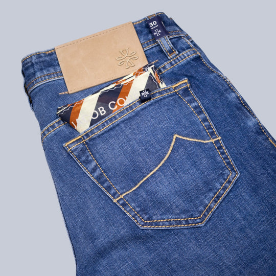 Blue Wash Slim Fit Denim