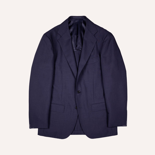 Navy Wool Mohair Summer Suit