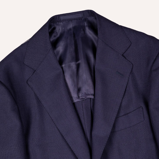 Navy Wool Mohair Summer Suit