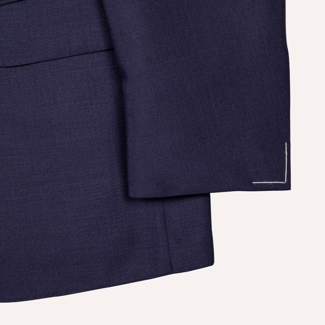 Navy Wool Mohair Summer Suit
