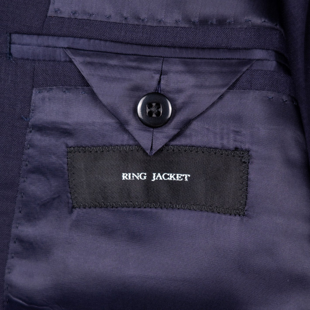 Navy Wool Mohair Summer Suit