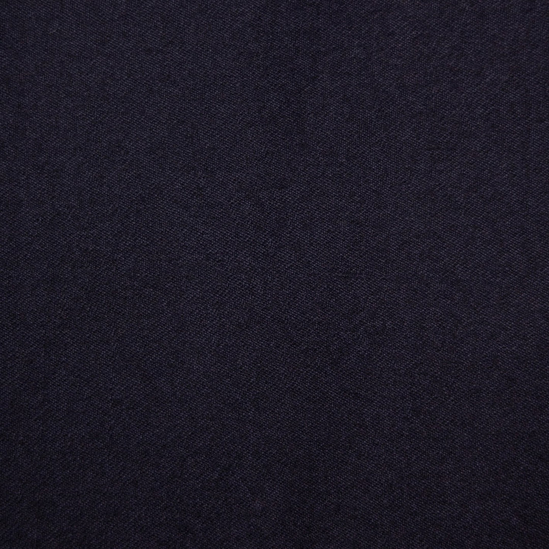 Navy Virgin Brushed Wool Blazer