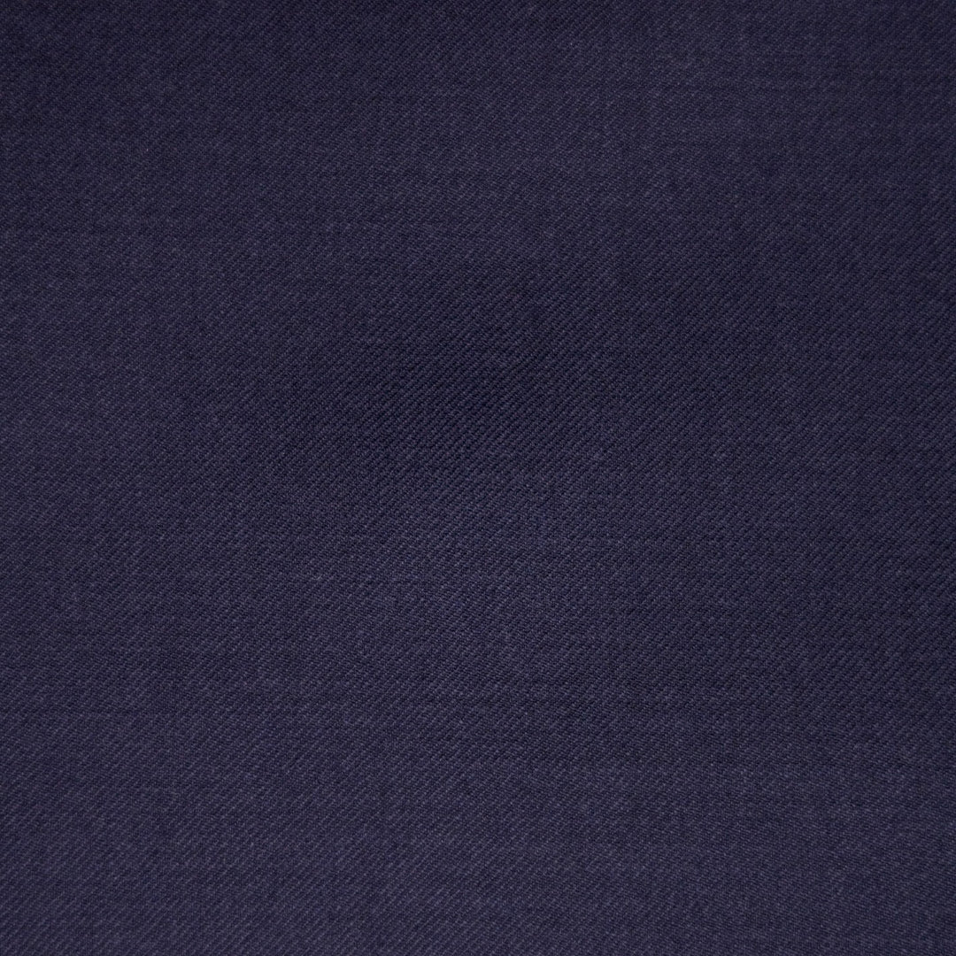 Navy  S120 Twill Wool Suit - Black Line