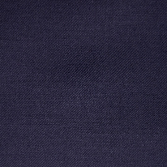 Navy  S120 Twill Wool Suit - Black Line
