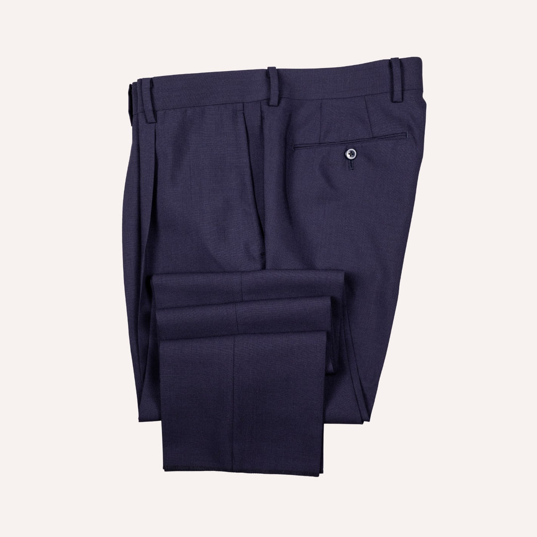 Navy Wool Mohair Summer Suit