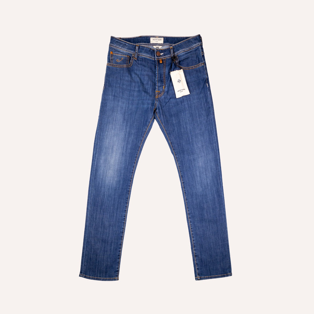 Washed Blue Slim Fit Denim