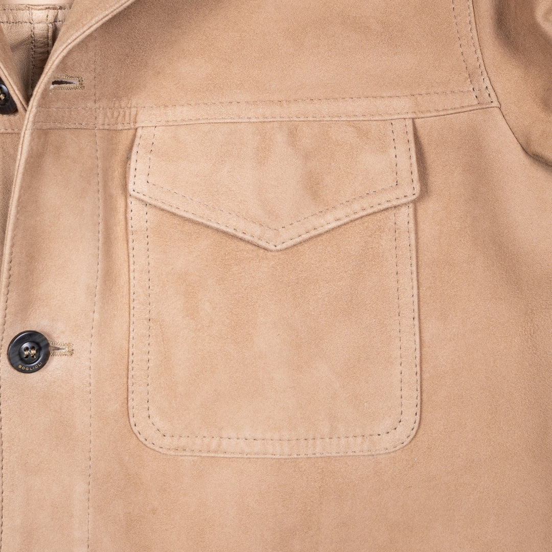 Tan Suede Safari Jacket