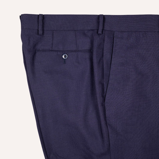 Navy Wool Mohair Summer Suit