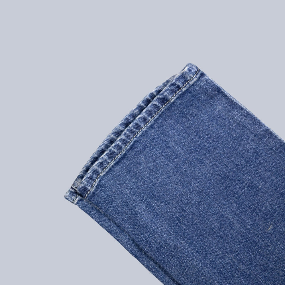 Mid Blue Denim Slim Fit Jeans