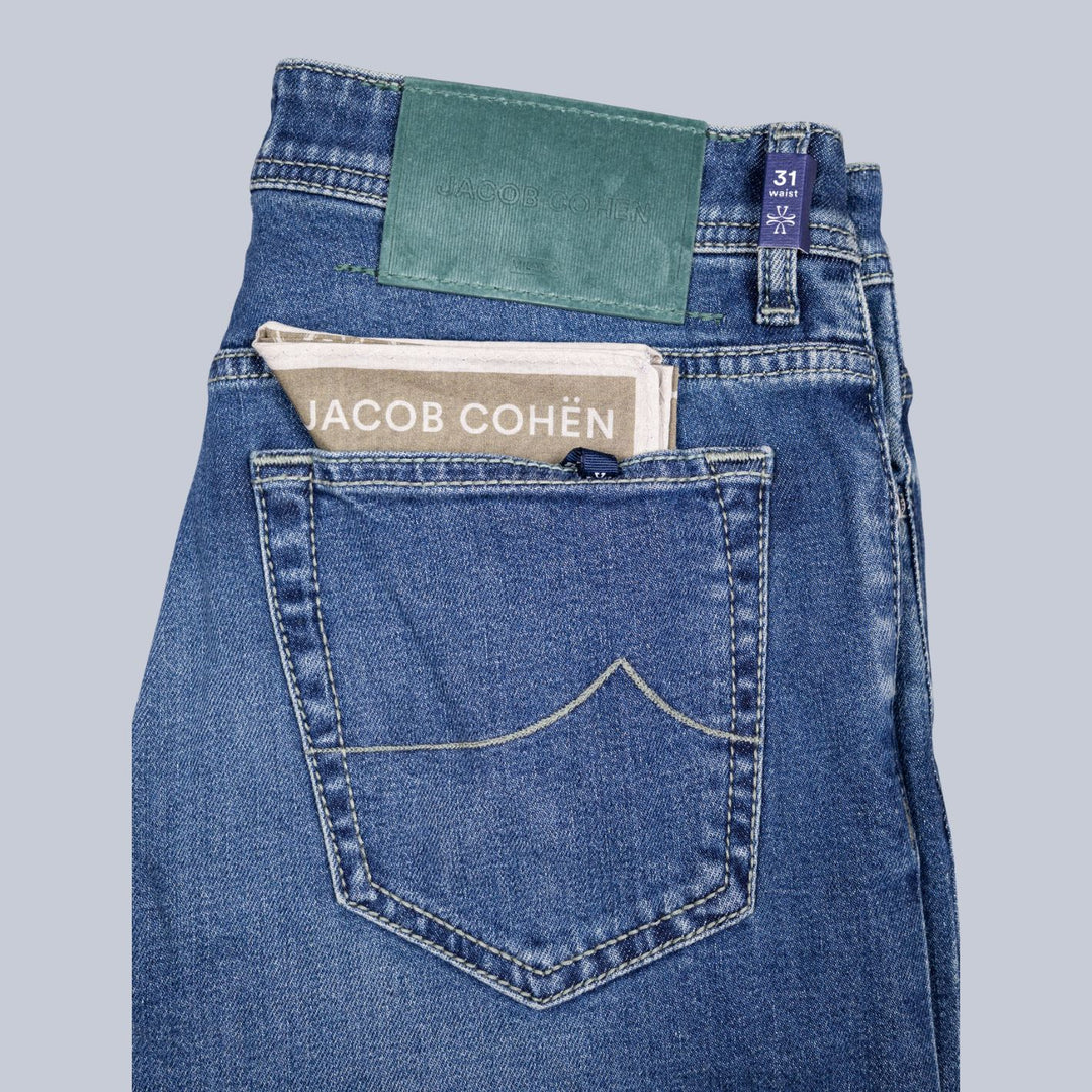 Mid Blue Denim Slim Fit Jeans