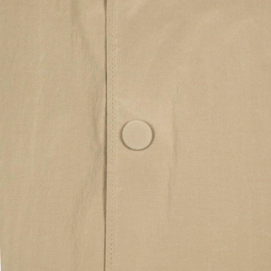 Beige Cotton Nylon Coach Jacket