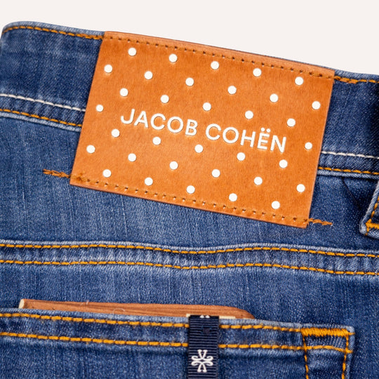 Washed Blue Slim Fit Denim