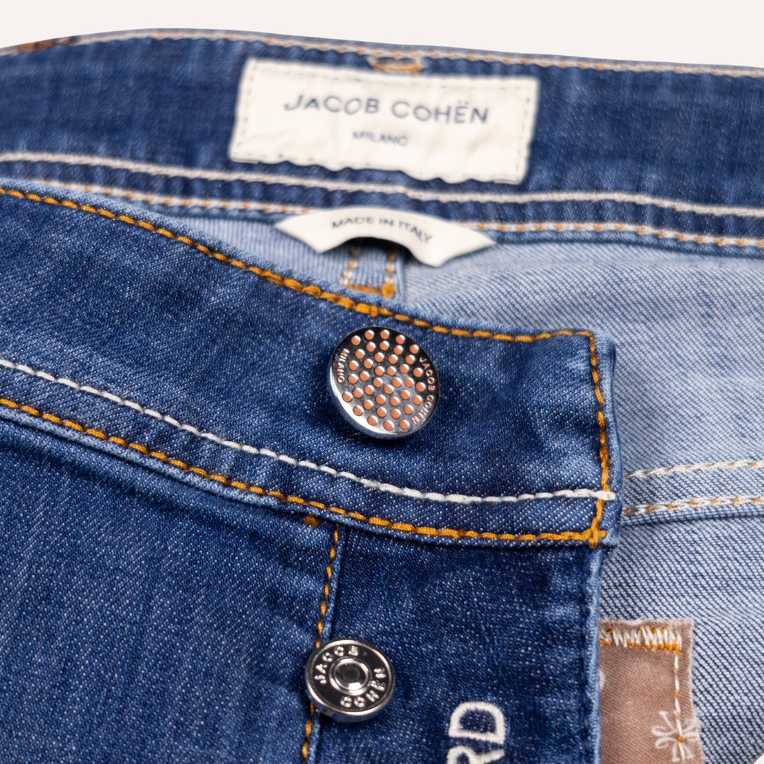 Washed Blue Slim Fit Denim