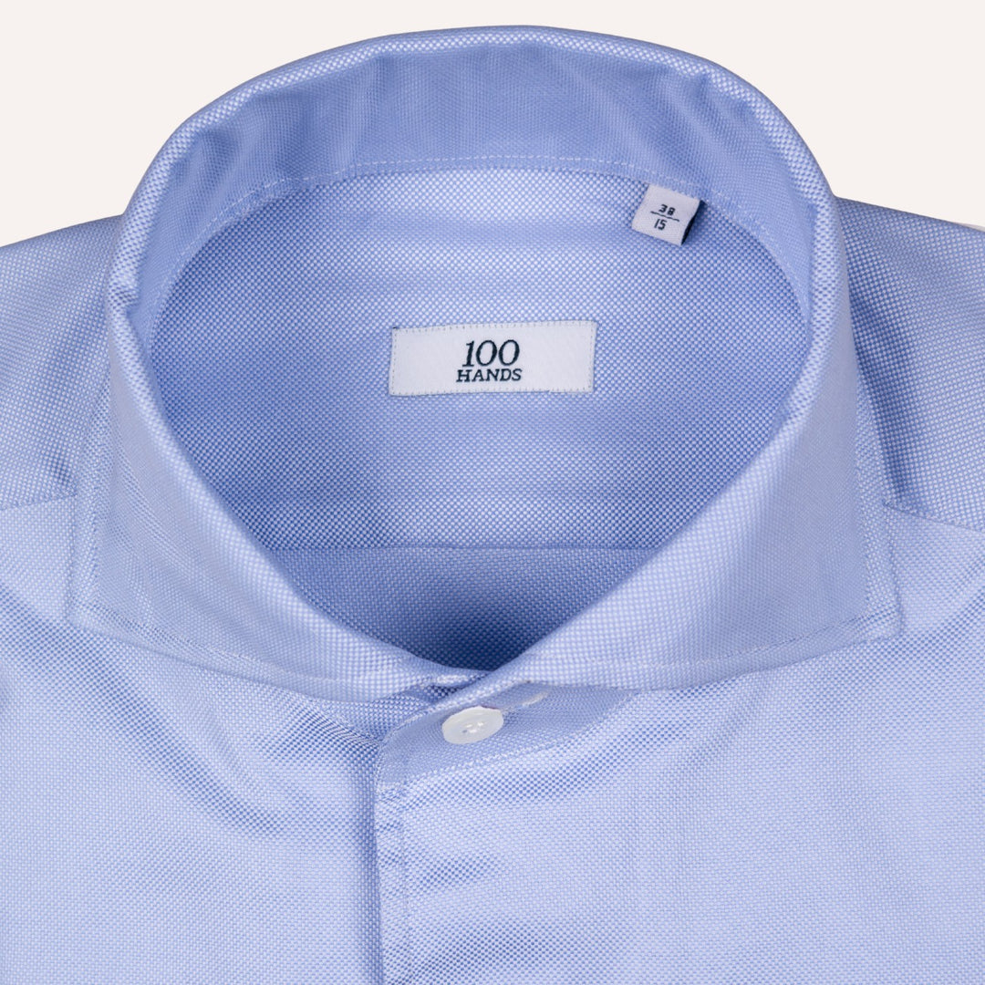 Light Blue One Piece Oxford Shirt