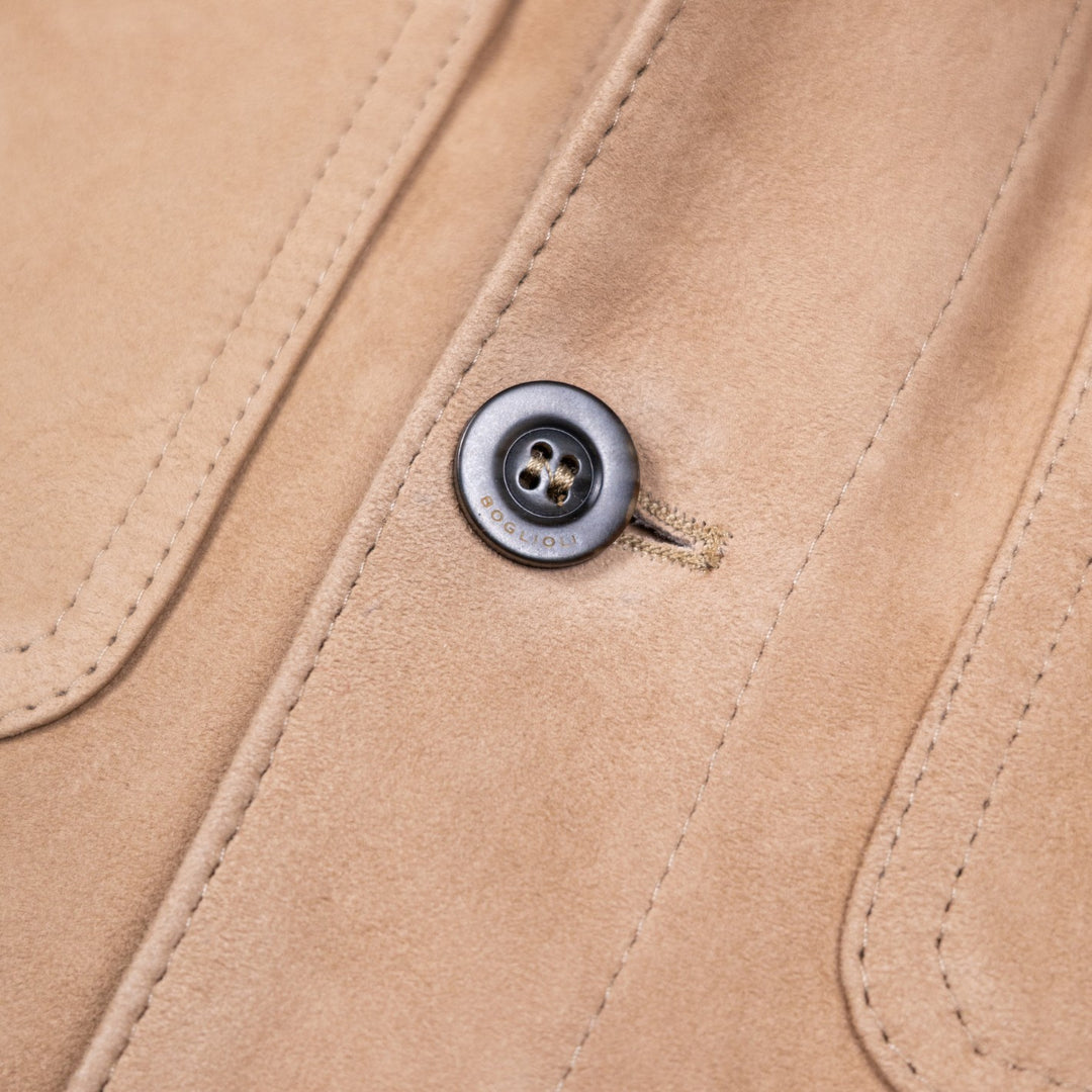 Tan Suede Safari Jacket