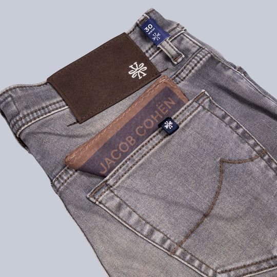 Mid Grey Denim Slim Fit Jeans