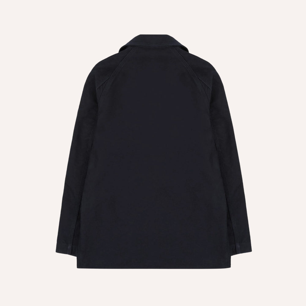 Navy Moleskin Raglan Work Coat
