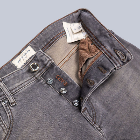 Mid Grey Denim Slim Fit Jeans