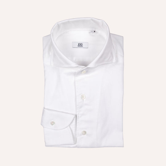 White One Piece Oxford Shirt