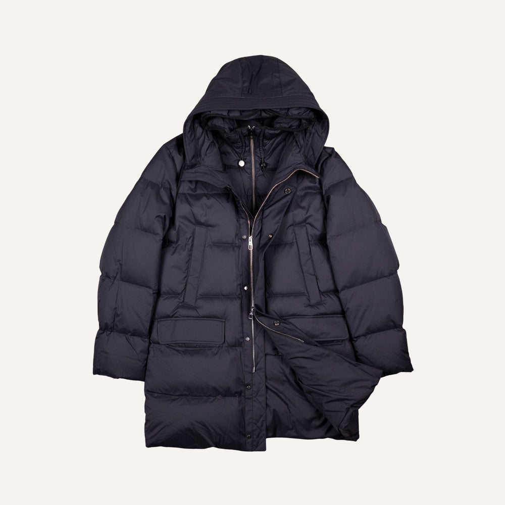 Navy Down Padded Jacket