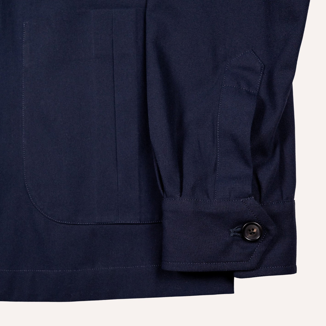Navy Cotton Desert Jacket