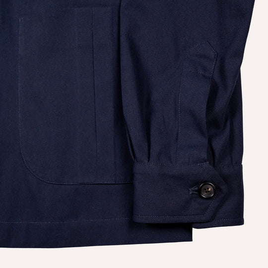 Navy Cotton Desert Jacket