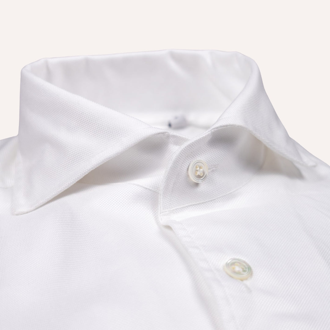 White One Piece Oxford Shirt