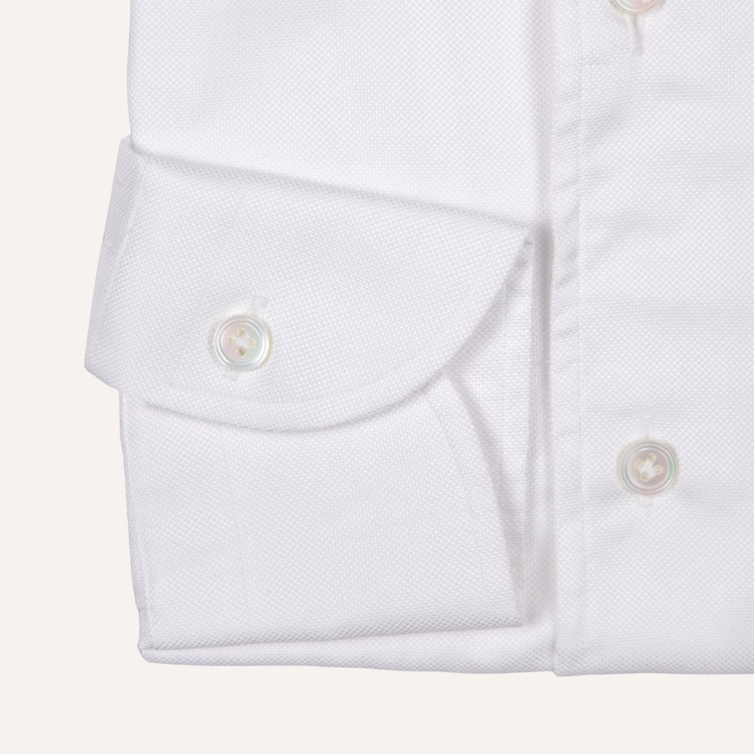 White One Piece Oxford Shirt