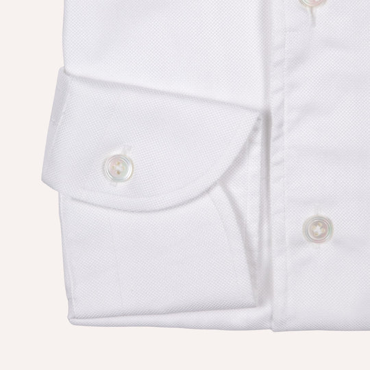 White One Piece Oxford Shirt