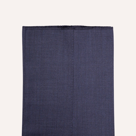 Dark Slate Blue S120 Birdseye Wool Suit - Black Line