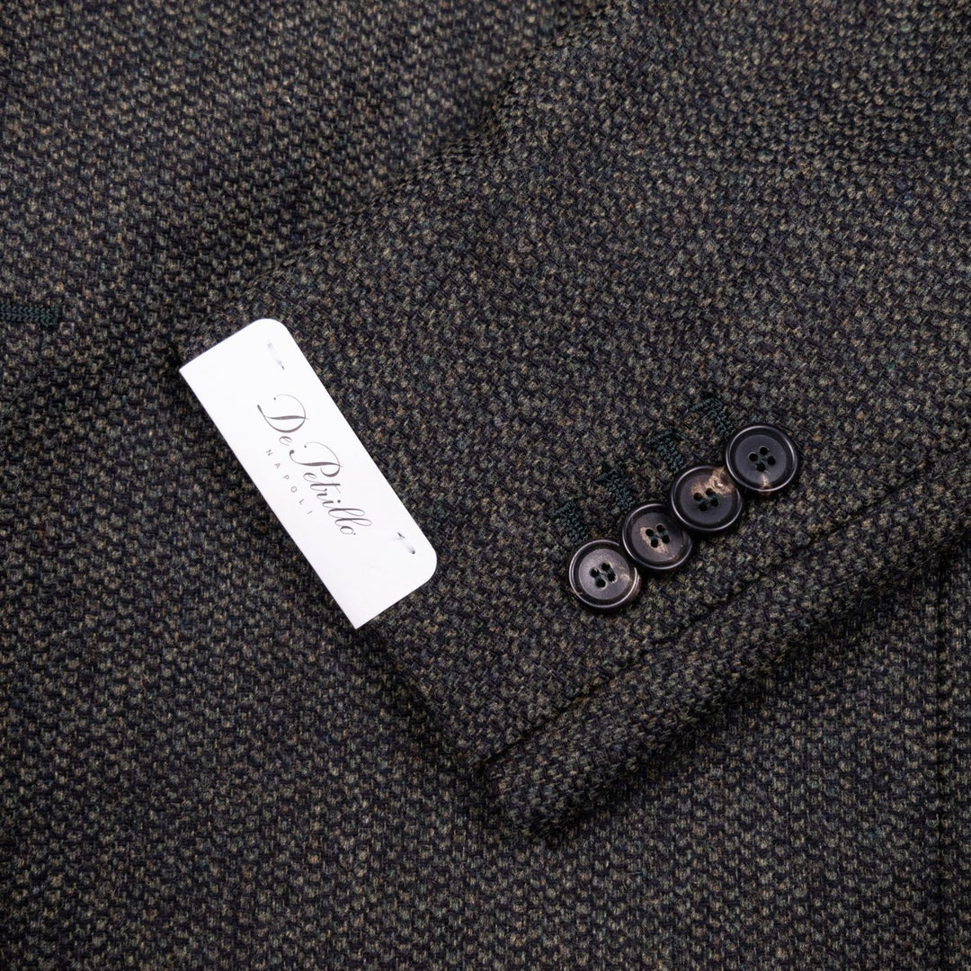 Green Russian Twill Wool Cashmere Blazer
