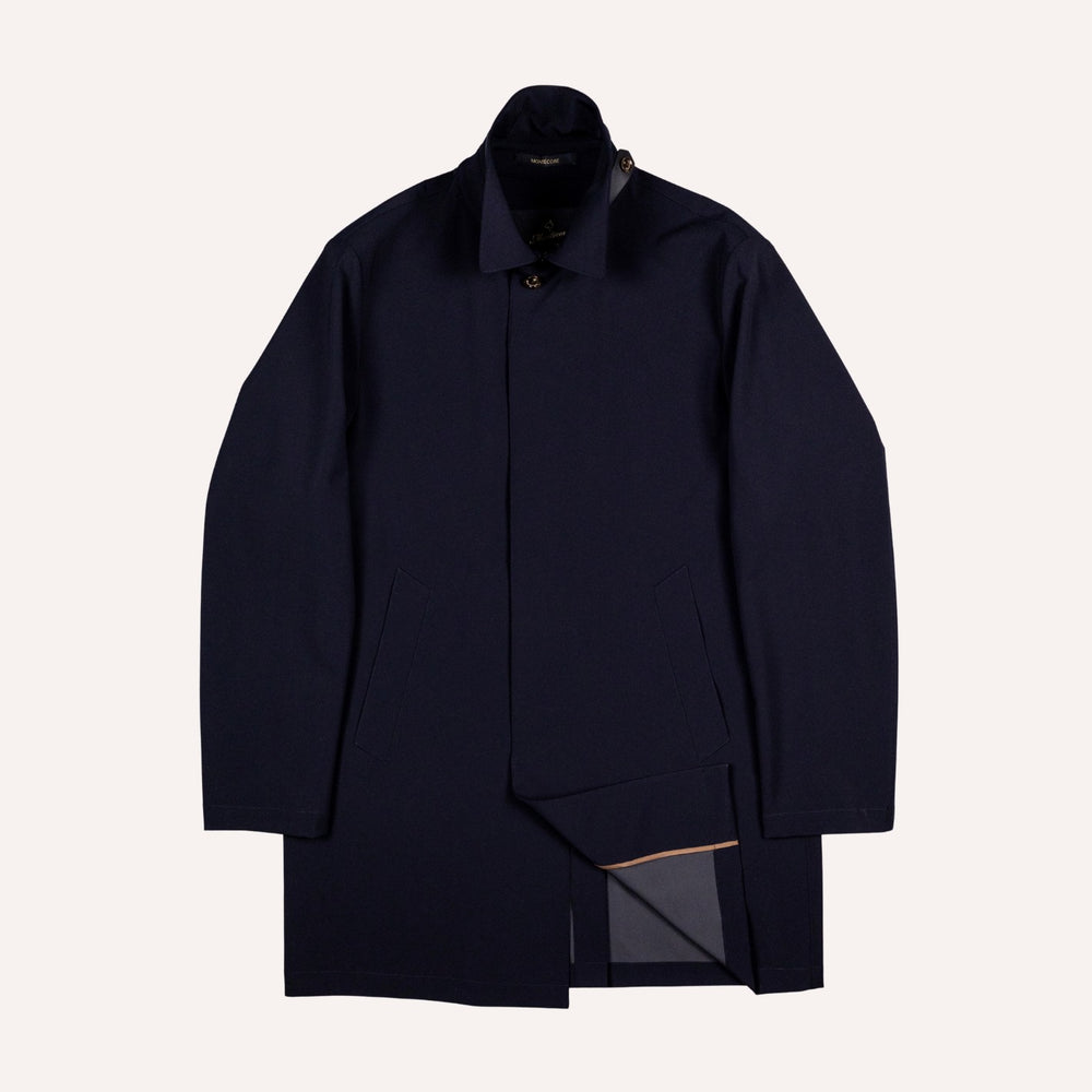 Navy Unlined Technical Car Coat