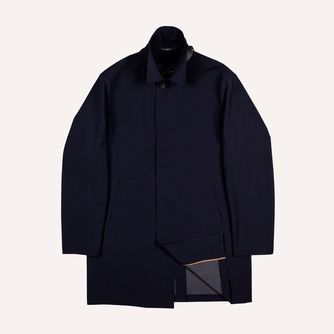 Navy Unlined Technical Car Coat