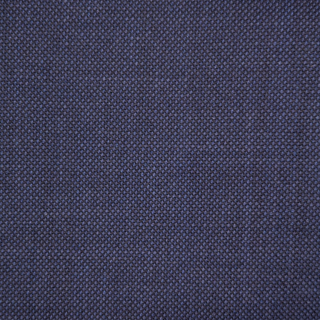 Dark Slate Blue S120 Birdseye Wool Suit - Black Line